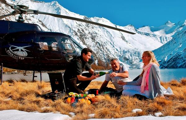 Touch of Spice clients enjoying a once-in-a-lifetime heli experience.